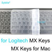 [HOT P] แผ่นครอบแป้นพิมพ์สำหรับ MX KEYS Plus สำหรับ Mac Logitech สำหรับ Logi อุปกรณ์เสริมเคสซิลิโคนใสผิว