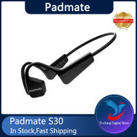 Padmate S30การนำกระดูกเปิดหูกีฬาหูฟัง IPX5กันน้ำอายุการใช้งานแบตเตอรี่ที่ยาวนานบลูทูธ5.0หูฟังน้ำหนักเบา