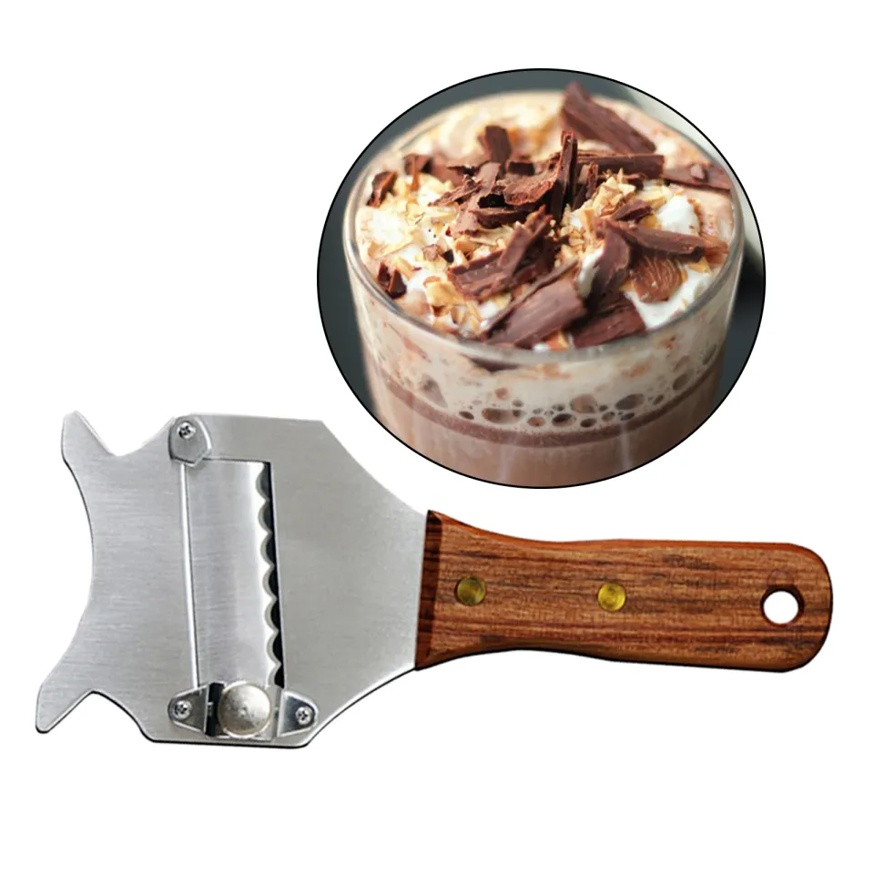 Multi functional Kitchen Truffle Slicer Stainless Steel Chocolate Shaver  Cutter