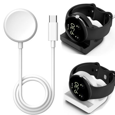 △☈❂ Typ C Smartwatch ładowarka dokująca Adapter magnetyczny kabel ładujący USB przewód bazowy przewód do zegarka Google Pixel Smart Watch akcesoria