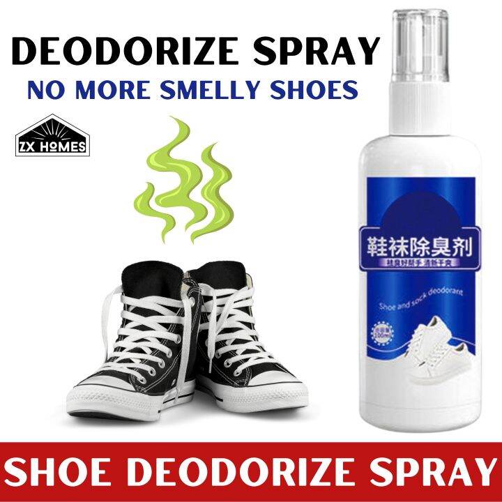 100ML Shoes Deodorant Spray Safe Deodorization Shoes Stink Freshener