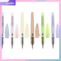 YESMILE 6 Pcs เรซิน ปากกาหมึกหมึก 0.5มม. ปากกาของขวัญ ที่มีคุณภาพสูง ปากกาหมึกซึม ออฟฟิศสำหรับทำงาน