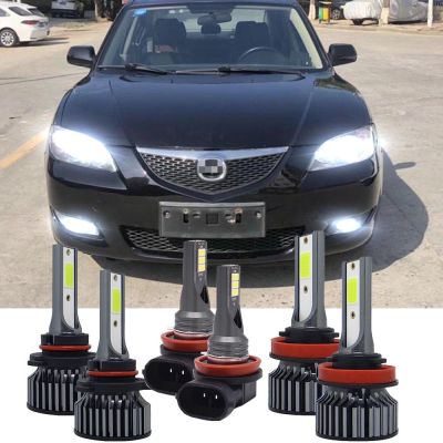 ไฟสปอตไลท์ Led พร้อมไฟตัดหมอก สําหรับ MAZDA 3 2010 2011 2012 2013-6x รับประกัน 10 เดือน