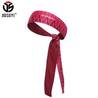 【cw】 Absorbent Hair Bands Cycling YogaRunning Sport Safety Sweatband Male Sweat Headband Tie Headscarf HairHeadwear 【hot】