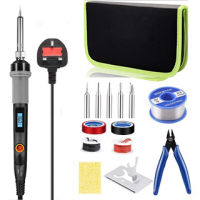 2023 New S6-A10 Solder Set Digital Soldering Iron Kit Electric Soldering Iron with On-Off Switch and Multimeter Soldering Iron Tools