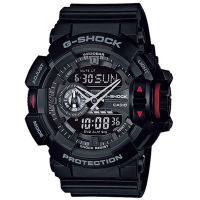 Casio G Shock Digital Mens สายยางนาฬิกา GA-400-1BDR