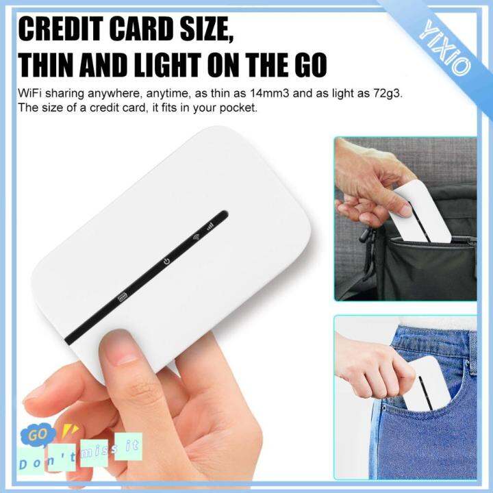 YIXIO Broadband seluler Modem Wifi Kecil Hotspot MiFi Universal Adaptor