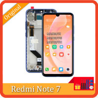 หน้าจอแสดงผล LCD Xiaomi Redmi Note 7 6.3นิ้วของแท้สัมผัสทำให้เป็นดิจิทัลประกอบสำหรับ Redmi Note7 Pro หน้าจอ M1901F7G 10 Touch