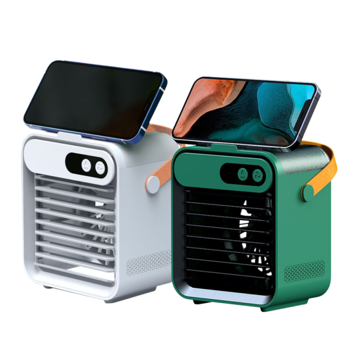[Ready Stock] Mini F80 Portable Air Cooler Desktop Super Quiet Mini Air Conditioner Ice Air