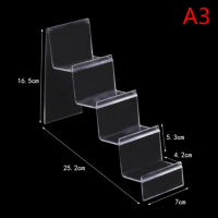 ZTHOME อะคริลิคแสดงชั้นวางโทรศัพท์มือถือกระเป๋าสตางค์แว่นตาชั้นวาง Multilayer Display Stand