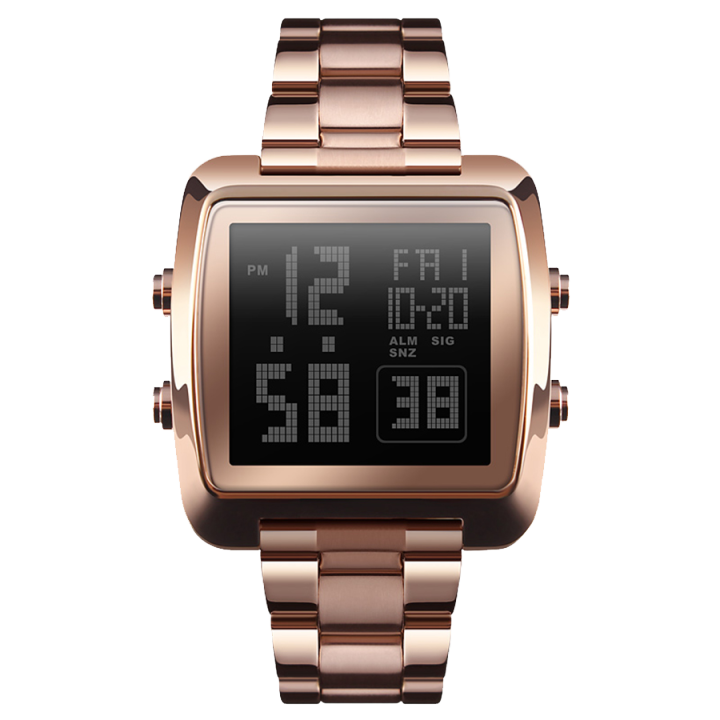 skmei-1369-นาฬิกา-นาฬิกาผู้ชาย-นาฬิกาผู้หญิง-สินค้าส่งจากไทย-ของแท้100-นาฬิกาข้อมือ-นาฬิกาข้อมือดิจิตอล-นาฬิกาแฟชั่น-จับเวลา-สายสแตนเลส-ไฟ-led-ส่องสว่าง-ส่งไว-พร้อมรับประกันสินค้า