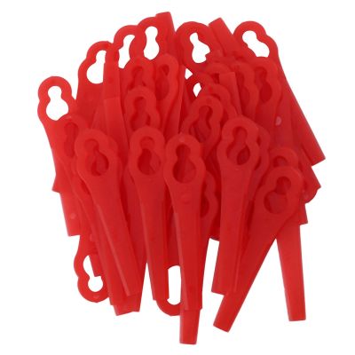 50Pcs Plastic String Trimmer Blades For Garden Lawn Mower Replacement Blade Grass Cutting Blade Garden Tools