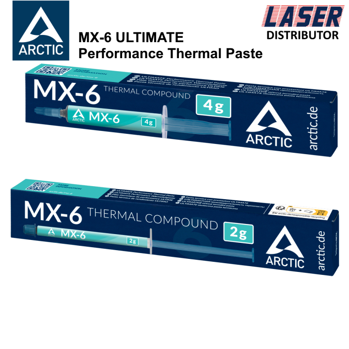 ARCTIC MX-6 (4 g) - Ultime Performance Thermal Paste pour CPU