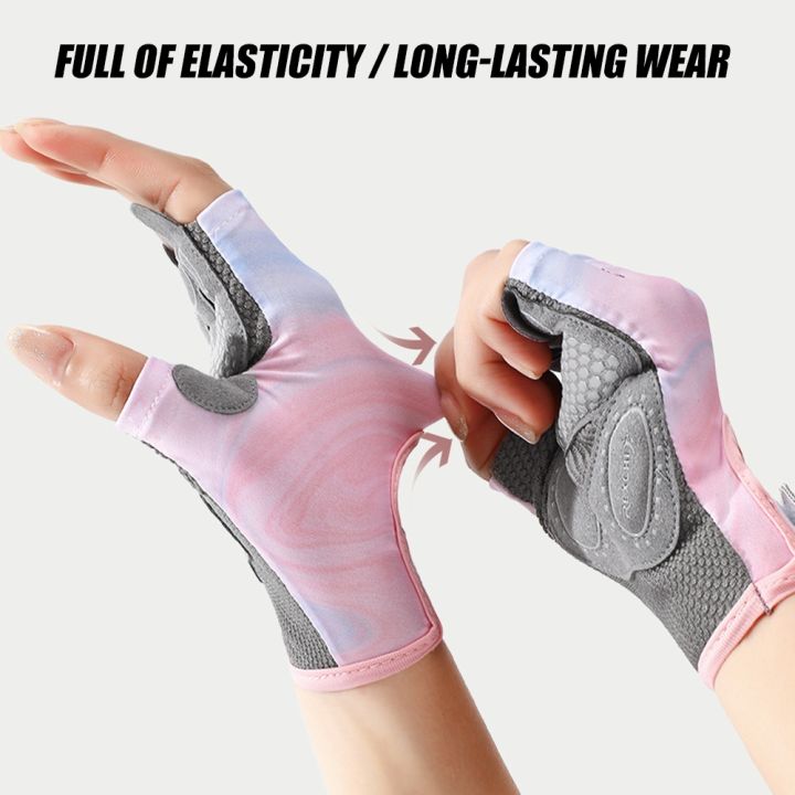 hotx-dt-1pair-cycling-gloves-gym-weightlifting-training-thin-breathable-non-slip-half
