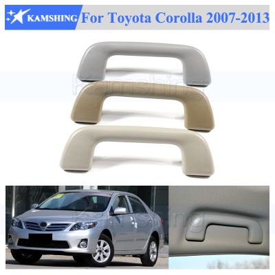 Kamshing มือจับหลังคาด้านในเพื่อความปลอดภัยสำหรับ Toyota Corolla 2007 2008 2009 2010ที่เท้าแขน2011 2013ที่วางแขนที่จับแบบดึงหลังคา