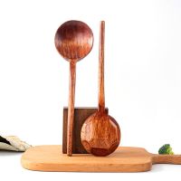 ㍿✱ Long Handle Ramen Wooden Spoon Japanese Tableware Serving Tablespoons Home Large Soup Ladle Kitchen Cooking Utensils