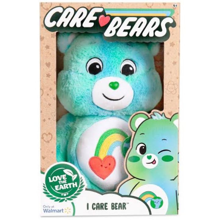 พร้อมส่ง-ตุ๊กตาแคร์แบร์-สินค้านำเข้าจากอเมริกา-new-แคร์แบร์-รักษ์โลก-i-carebears-ใหม่
