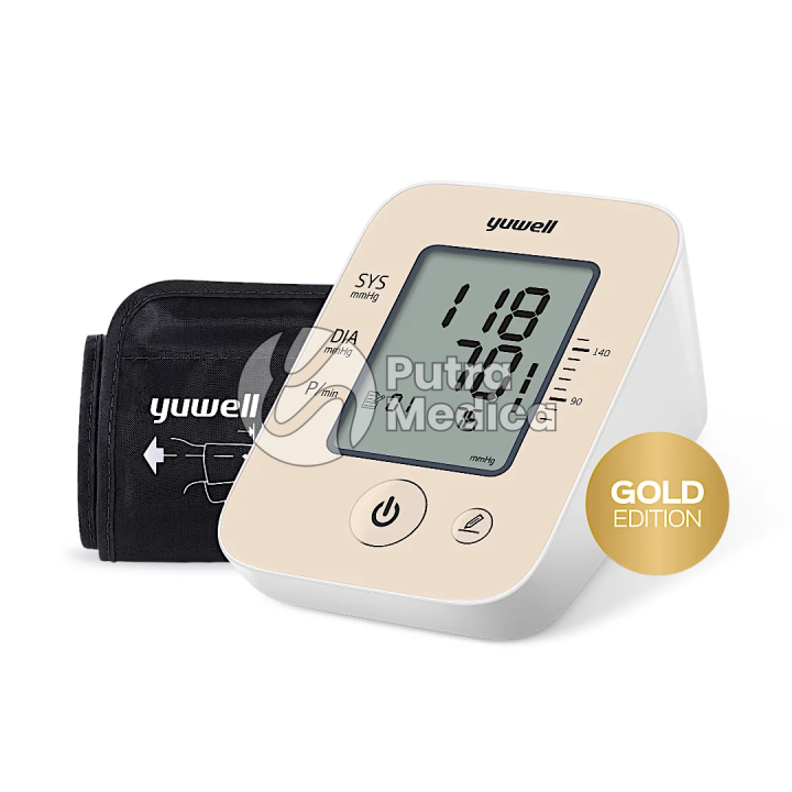 Yuwell Tensimeter Digital YE660D Gold Edition / Tensi Lengan Elektronik ...