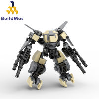 Buildmoc BattleTeched ทหารเกราะ Mech หุ่นยนต์ความคิด MOC ชุดอาคารบล็อกของเล่นสำหรับเด็กของขวัญเด็กของเล่น176ชิ้นอิฐ