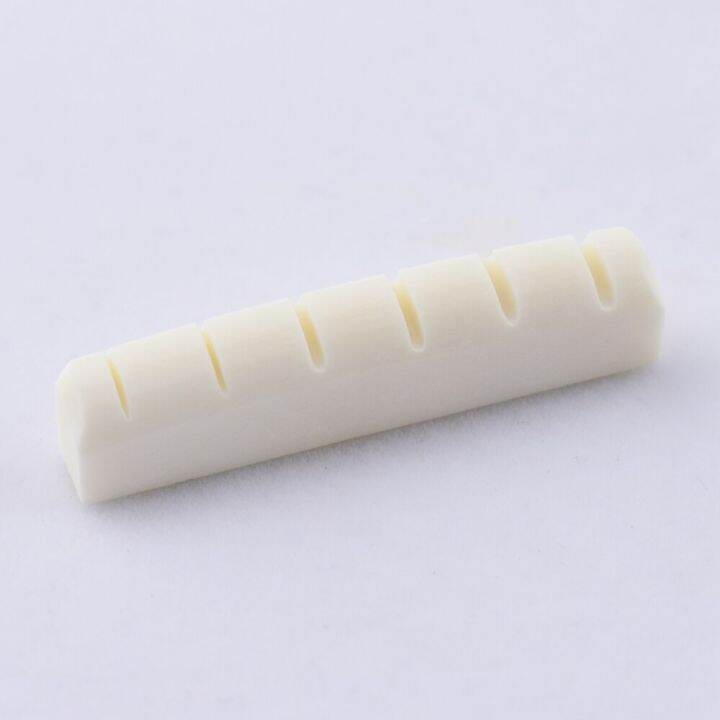 1-piece-real-slotted-bone-nut-for-folk-acoustic-guitar-electric-guitar-42mm-43mm-6mm-9mm-guitar-bass-accessories