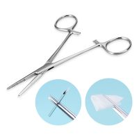 ☎ 1PC Profession Surgical Steel Body Piercing Tool Plier Tweezer Clamp Needle Navel Tongue Piercing Hemostats Self-Locking Forcep