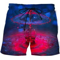 2021 Mens Painting art Swim Trunks Cartoon Beach Pants Men Swimsuit Print Man Shorts Beachwear