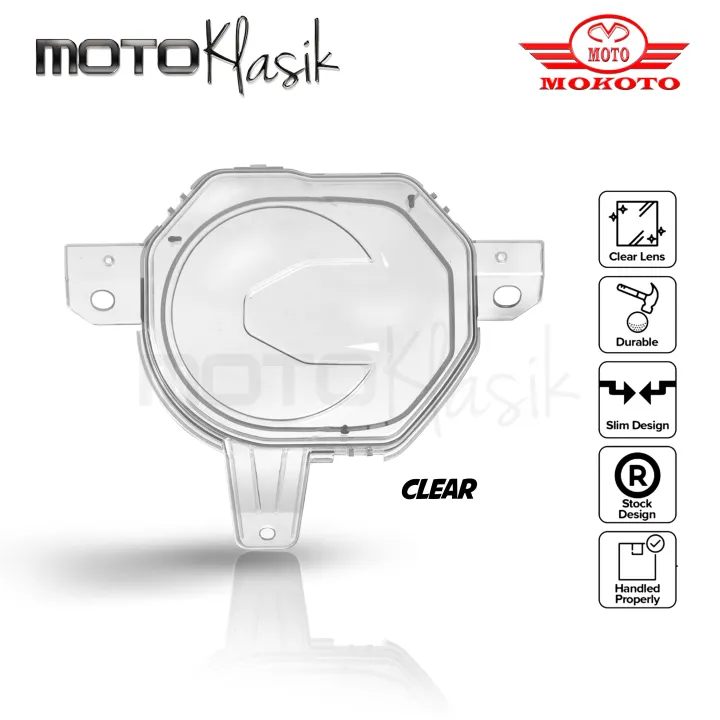 HONDA BEAT FI V2 SPEEDOMETER GAUGE LENS CLEAR / SMOKE FOR BEAT FI V2