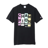 CHAMPION MEN - JP เสื้อยืดแขนสั้นผู้ชาย-ไซส์เอเชีย SHORT SLEEVE T-SHIRT  C3-X346-090