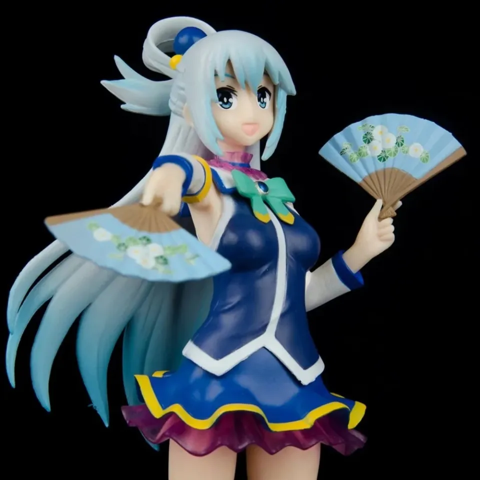 20cm filme konosuba megumin aqua anime figura bênção de deus sobre