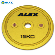 Bộ 2 Tạ Đĩa Hiệu Chỉnh OLYMPIC Calibrated Plate 15kg ALEX Cao Cấp