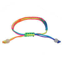 GHROCO Charming Fashion Party Handmade Rope Bracelet in Rainbow Color Bohemian Style for Wedding Ladies and Lovers Gift