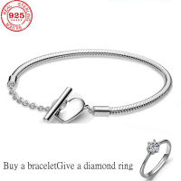 New Hot Sale 100 luxury 925 Sterling Silver pan Bracelet for Women Fit Original Design Charms Bangle DIY high quality Jewelry