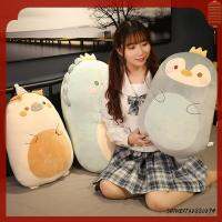 SHIWEI732880294ของขวัญสำหรับเด็กผ้าฝ้ายยัดไส้นุ่มรูปสัตว์ Plushie Doll หมอนเบาะนอนไดโนเสาร์ฮัสกี้สิงโตกระต่ายตุ๊กตาหนานุ่ม