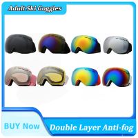 Winter Ski Goggles Professional Double Layers Lens Anti-fog Snow Sunglasses Adults Windproof Ski Glasses Snowboard Eyewear