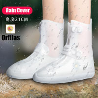 Orfilas ??รองเท้ากันฝน รองเท้ากันน้ำ แบบสั้น ถุงคลุมรองเท้ากันน้ำ รองเท้ากันฝนพีวีซีกันลื่น ใส่เดินสบาย Rain boots 36-45!!!