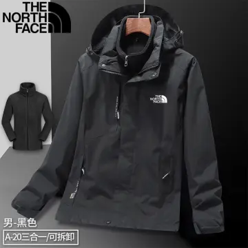 White north face winter on sale jacket