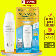 Kem Chống Nắng Sunplay Skin Aqua UV Moisture Milk 70g 30g Cho Da Cấp Ẩm