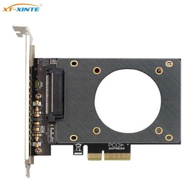 U.2 SSD SFF-8639ไปยัง PCI การ์ดอะแดปเตอร์ขยาย X4สำหรับ SSD NVME ไรเซอร์การ์ด PCI Express X4 X8 X16 Gen4 64Gpbs สำหรับอะแดปเตอร์ FJK3825เดสก์ท็อปพีซี