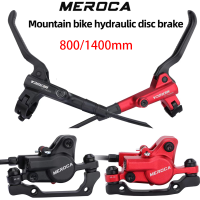 Brek Basikal MEROCA 2ลูกสูบ Mtb Brek คาลิเปอร์8001400มม. จักรยานเสือภูเขา160มม. โรเตอร์มินจามรีแคลมป์คาลิเปอร์