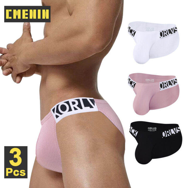 cmenin-orlvs-3pcs-ใหม่ผ้าฝ้ายเซ็กซี่กางเกงในชายกางเกงในชายกางเกงสบาย-innerwear-jockstrap-ชุดชั้นในชาย-brief-or6253