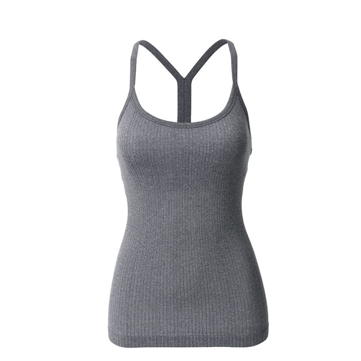 2021yoga-tank-tops-sports-camisole-for-women-sportswear-athletic-ribbed-built-in-bra-lightweight-seamless-slim-fit-racerback-workout