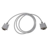 VGA DB15 Male To RS232 DB9 Pin Male Adapter Cable / Video Graphic Extension Cable (White, 1.5M)