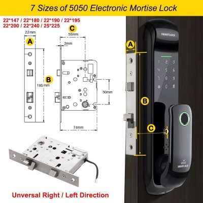 CDOK ล็อคลายนิ้วมือล็อคประตูล็อคอัจฉริยะ FM08 Tuya Wifi/tt พร้อมลายนิ้วมือ/รหัสผ่าน/บัตร RFD/key/app Unlock