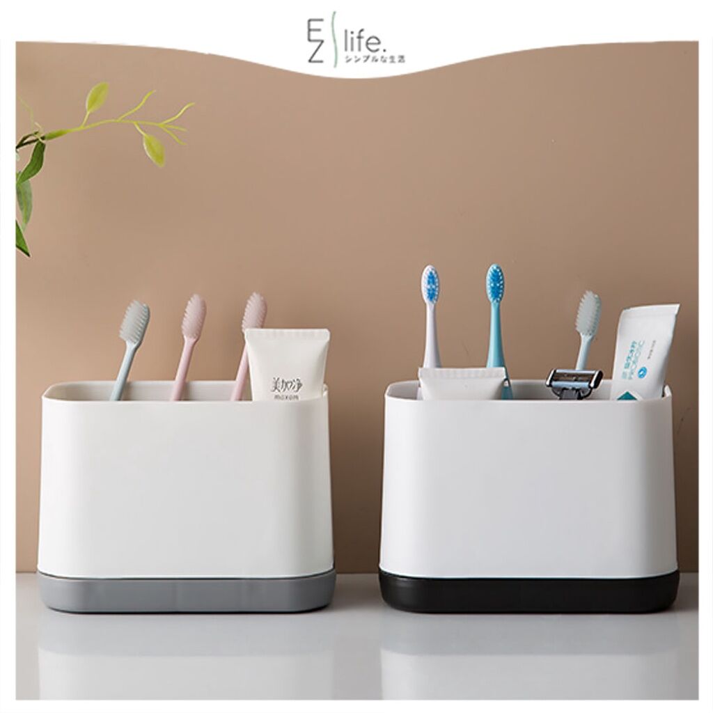 Japan Tootbrush Holder Multifunction Bathroom Tootbaste Holder Stand Removable Bathroom Storage Box Accessories