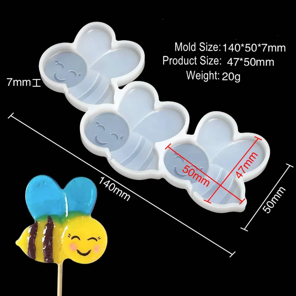 3D Flower/Leaves Lollipop Silicone Mold Candy Chocolate Mould DIY