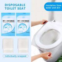 【LZ】❖◎  Descartável Toilet Seat Cover Mat Segurança impermeável Portátil Sit Pad Viagem Camping Acessórios do banheiro 5 Pcs 30 Pcs 50 Pcs 100Pcs