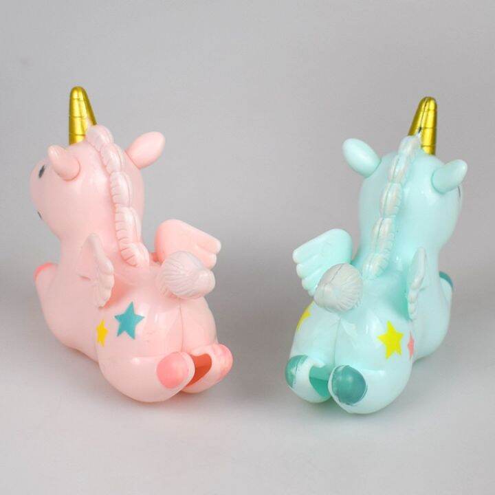 โมเดลตกแต่งเค้ก-ม้ายูนิคอร์น-ม้าน่ารัก-แบบนอน