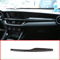 คาร์บอนไฟเบอร์สำหรับ Alfa Romeo Svtaurus 2017 2018 2019รถ Dashboard แผงตกแต่ง Trim อุปกรณ์เสริมมือซ้าย Drive