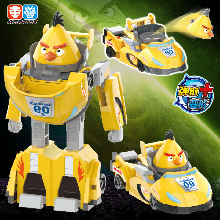 original-angry-birds-2-catapult-transform-vehicleman-deformation-robot-car-red-chuck-action-figure-ของเล่นเด็กของขวัญ