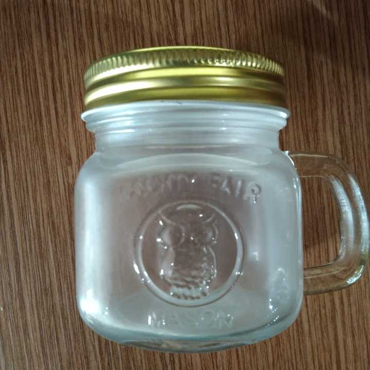 Harvest Time Drinking Jar Tutup Stainles Gelas Toples Mug Kaca Minum Stoples Jar Lazada 9798